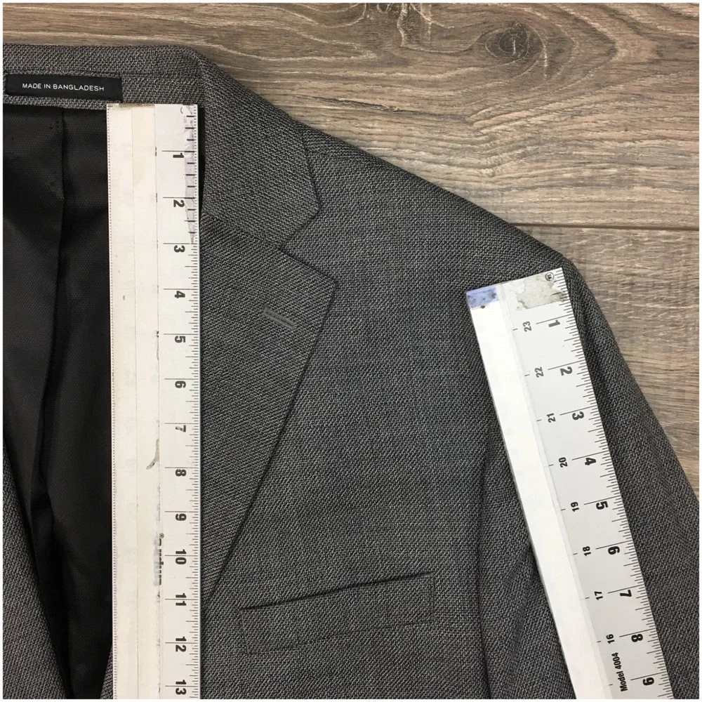 KENNETH COLE Mens Blazer Sport Coat Casual‎ Jacket Size 52R Classic Wool Suit
